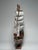 Americana Nautical Wooden Decorative Clipper Tall Ship Model, Black, White & Brown For Sale - Image 9 of 12