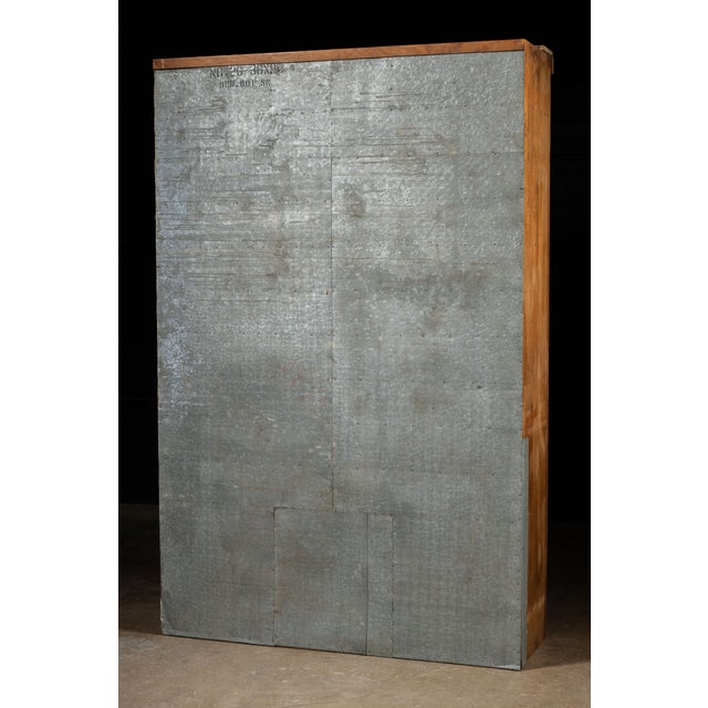Early 20th Century Massive Antique Maple Dry Goods Cabinet For Sale - Image 5 of 18