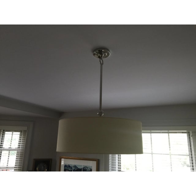 Reed Hanging Shade by Thomas O’Brien for Visual Comfort in polished nickel. Part of the Signature Collection. The shade is...