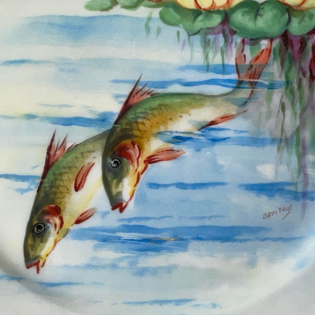 Plates by Gerard Dufraisseix & Abbot, 1890s, Set of 7 For Sale - Image 11 of 14