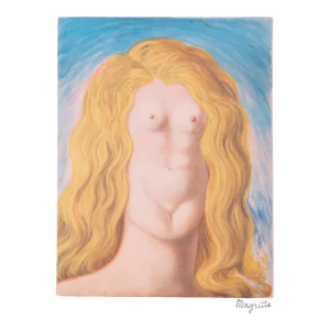 (After) René Magritte, Le Viol, Surrealist Lithograph