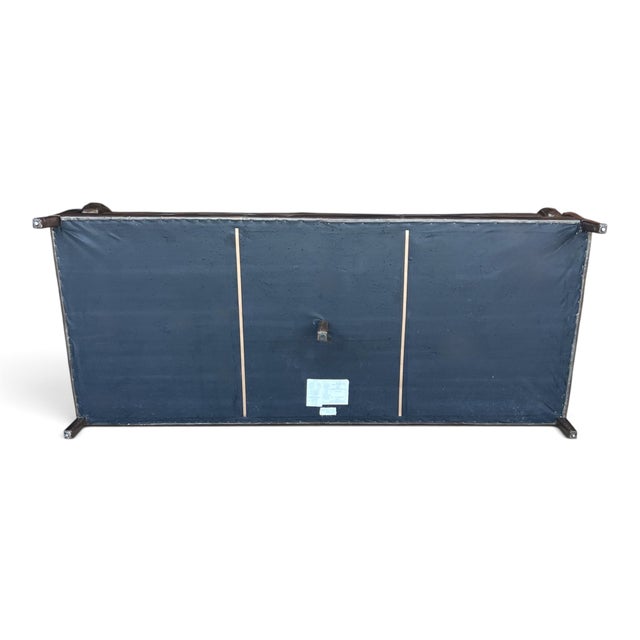 Restoration Hardware Sorensen Sofa in Tobacco Brown Leather With Natural Patina For Sale - Image 15 of 16