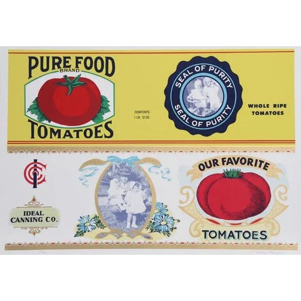 Traditional 1978 Barbara Cesery Tomatoes Print For Sale - Image 3 of 3
