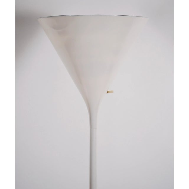 Mid-Century Modern Walter Von Nessen Torchiere Floor Lamp For Sale - Image 3 of 13