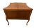 Vintage French Cabinet Side Table Hidden Bar Storage Solid Walnut Hand Carved For Sale In Palm Springs - Image 6 of 11