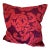 Discontinued Pottery Barn Natalia Damask Chenille Red Pillow Covers 22x22 For Sale