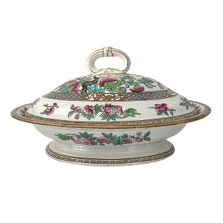 19th Century Minton "Indian Tree" Soup Tureen For Sale