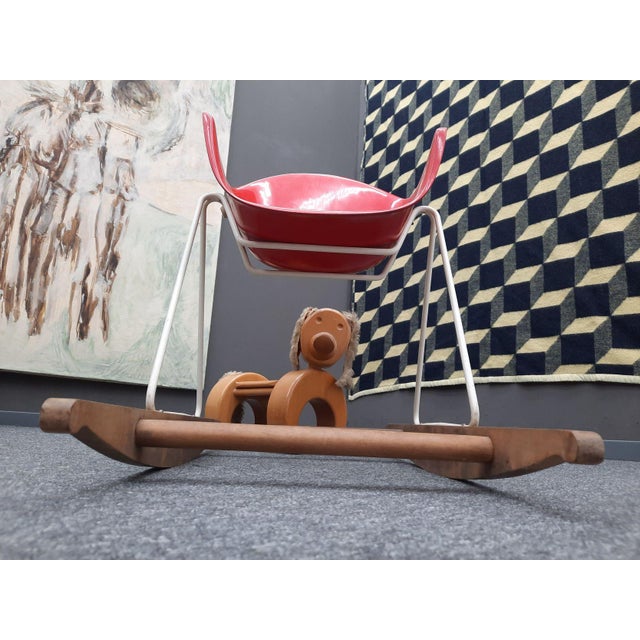 Children's Rocking Chair by Walter Papst for Wilkhahn, 1950s For Sale - Image 10 of 15