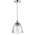 Sean Lavin By Visual Comfort Studio Baskin Dome Pendant in Polished Nickel For Sale