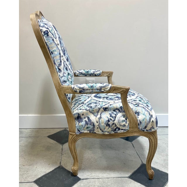 Add a touch of French elegance to your space with this beautifully refurbished Louis XV-style armchair originally from...