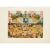 An excellent vintage full-color reproduction print after painting "The Garden of Worldly Delights" (Detail of central...