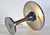 Metal Industrial Blue Mushroom Desk Light in Aluminium and Copper, Germany, 1950s For Sale - Image 7 of 16