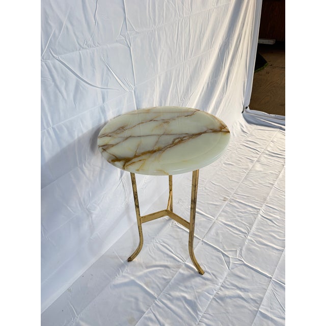 Gold Gilded Side Table For Sale - Image 8 of 8