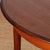 Brown Scandinavian Round Extendable Dining Table in Teak, 1960 For Sale - Image 8 of 9
