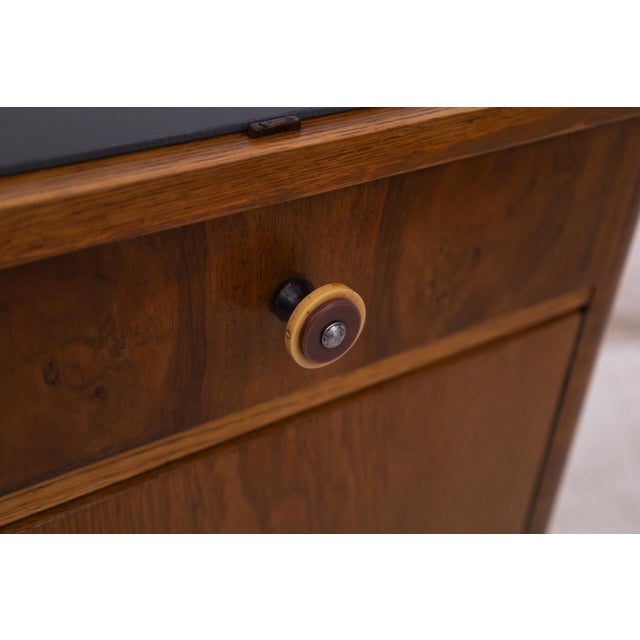 Mid-20th Century Art Deco Bedside Tables, Poland, 1950s, Set of 2 For Sale - Image 9 of 10