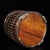Vintage Chinese Huali Rosewood Cricket Cage | Round Cage With Brass Hook & Inlay For Sale - Image 4 of 11