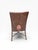 Set of 6 McGuire Organic Modern Double-Caned Dining Chairs in Tobacco Finish For Sale In Boston - Image 6 of 16