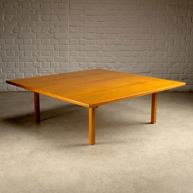 Mid-Century Modern Large Oak Coffee Table by Hans Wegner for Andreas Tuck, Denmark, 1960s For Sale - Image 3 of 18
