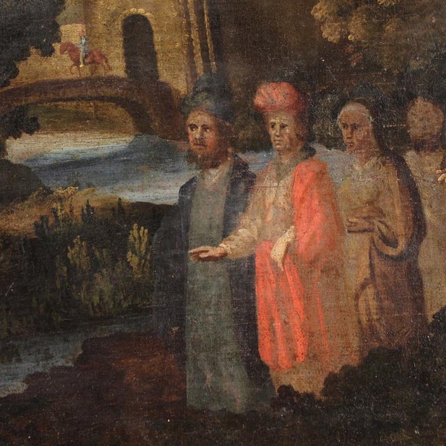 Healing of the Blind Man, 1670, Oil on Canvas For Sale - Image 4 of 16