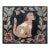 "The Faithful Companion" American Folk Art Hound Pictorial Hooked Rug, 1920s For Sale