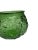 Green Crinkle Glass Vase For Sale - Image 6 of 11