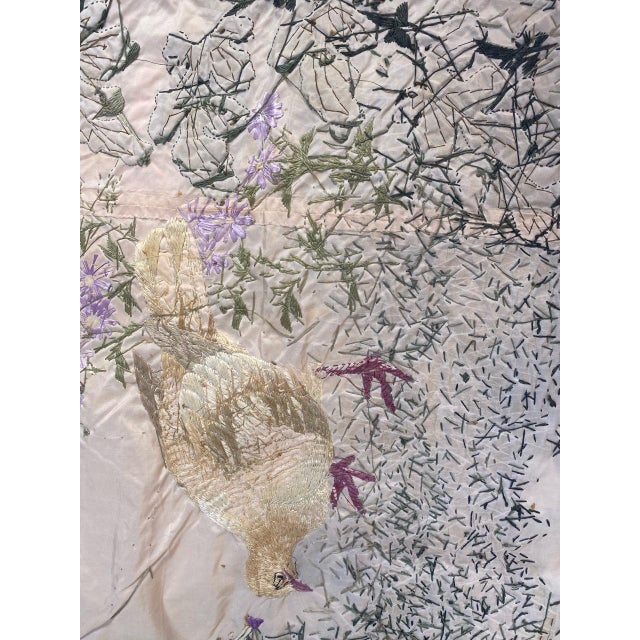 Vintage Chinese Silk Embroidery For Sale - Image 17 of 18