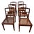 Set of 6 Hand-Carved English Regency Mahogany Dining or Side Chairs, 1800-1810 14 For Sale