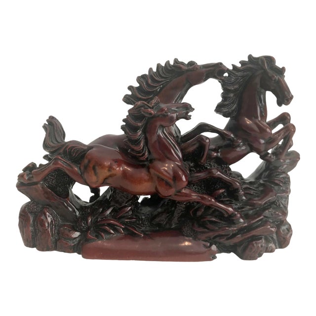 1990s Equestrian Horse Sculpture For Sale