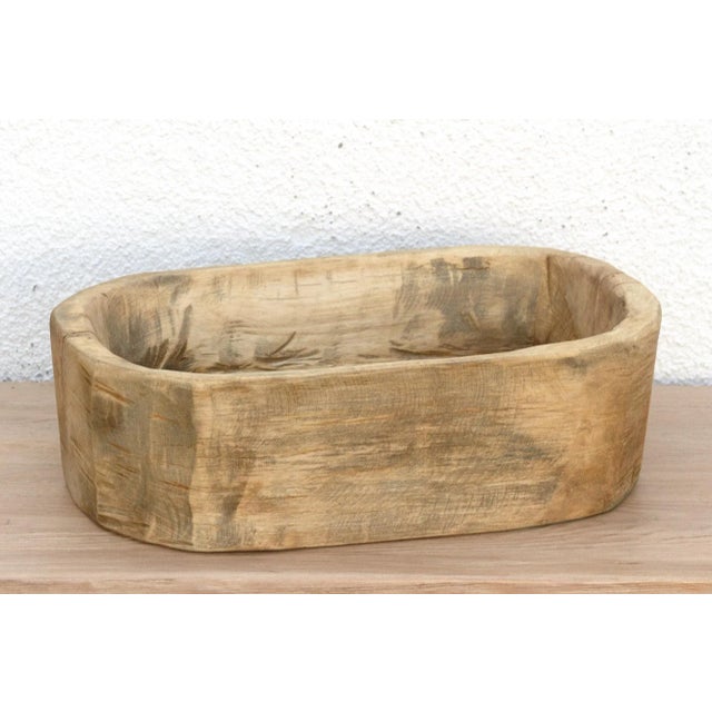 Early 20th Century Country Handhewn Basin For Sale - Image 4 of 7