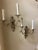 American Caldwell Silver Plated Double Arm Sconces - a Pair For Sale - Image 3 of 8