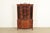 Romweber Antique Georgian Flame Mahogany Breakfront Bookcase Cabinet, Circa 1920s For Sale - Image 13 of 13