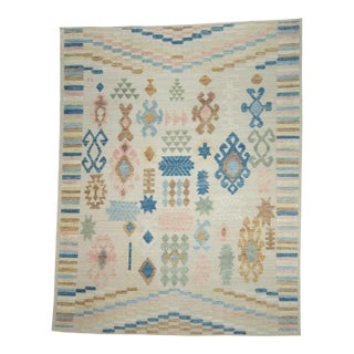Turkish Kilim Oriental Handmade Flatweave 10'8" x 13'7" #18612 For Sale
