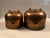 1940s Copper Brass Reticulated Footed Planters With Rose - A Pair For Sale - Image 6 of 18