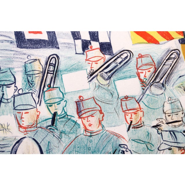 The Band Dufy, Raoul Year: 1949 Lithograph on paper, signed in plate Framed Size: 25.5 x 36 inches Size: 19 in. x 29.5 in.