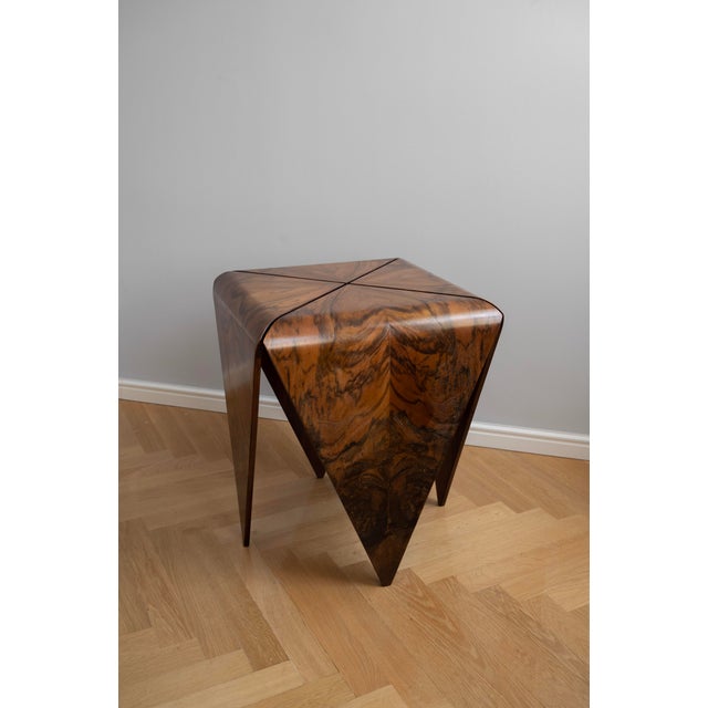 This elegant Brazilian side or coffee table from the 1960s bears the characteristic signature of Polish-Brazilian...