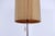 Beige Floor Lamp with Pleated Lampshade, 1950s For Sale - Image 8 of 11