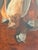 Antique French Oil on Wood Painting Game Birds Fowl Still Life Tromp l'Oiel - Signed For Sale - Image 4 of 8