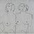 Illustration Vintage Ink Drawing of Two Female Nudes-Standing, 13.75” X 10.75” For Sale - Image 3 of 5