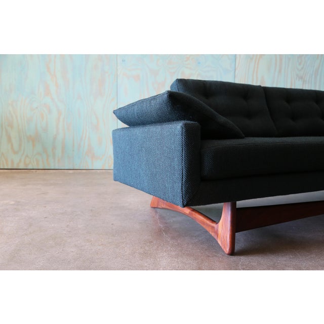 1960s Adrian Pearsall for Craft Associates Gondola Sofa Mid Century Modern For Sale - Image 11 of 18