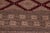 Textile 1980s Shabby Chic Tribal Bokhara Red/Taupe Hand Knotted Wool Rug For Sale - Image 7 of 9