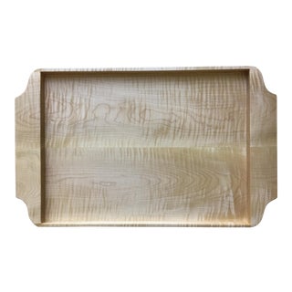 Large Curly Maple Tray For Sale