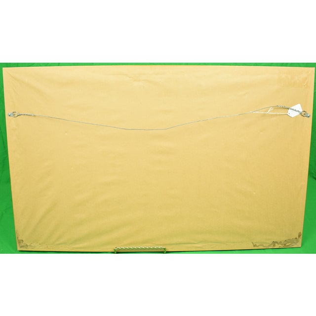 Art Sz: 13 1/2"H x 26 1/2"W Frame Sz: 21 1/4"H x 34"W Acrylic Illustration Artwork