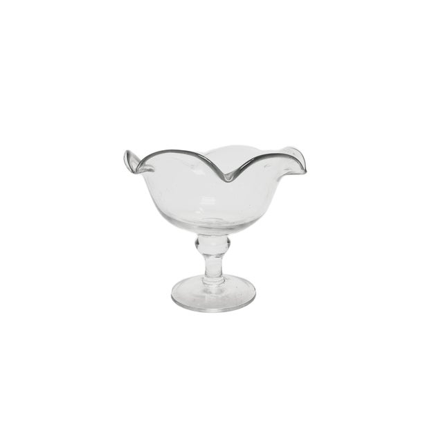 Postmodern Transparent Bowl on Stand, Poland, 1970s For Sale - Image 6 of 12