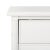 Modern Coastal 2 Drawer 25" H Bamboo Nightstand in White For Sale In Philadelphia - Image 6 of 9