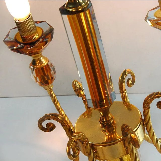 Italian Sommerso Glass Chandelier from Murano, 1970s For Sale - Image 3 of 10