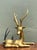 Vintage Brass Deer Sculpture For Sale - Image 15 of 16