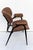 Metal and leather armchair by Gastone Rinaldi for Rima, 1950s, Made in Italy. Armchair designed by Gastone Rinaldi and...