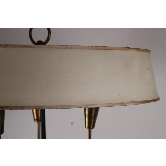 Black Vintage Floor Lamp in Metal and Brass from Arlus, 1960s For Sale - Image 8 of 18
