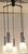 1970s Vintage Five-Light Ceiling Lamp with Chrome-Plated Metal and Glass Shades from Hillebrandt-Leuchten, 1970s For Sale - Image 5 of 10