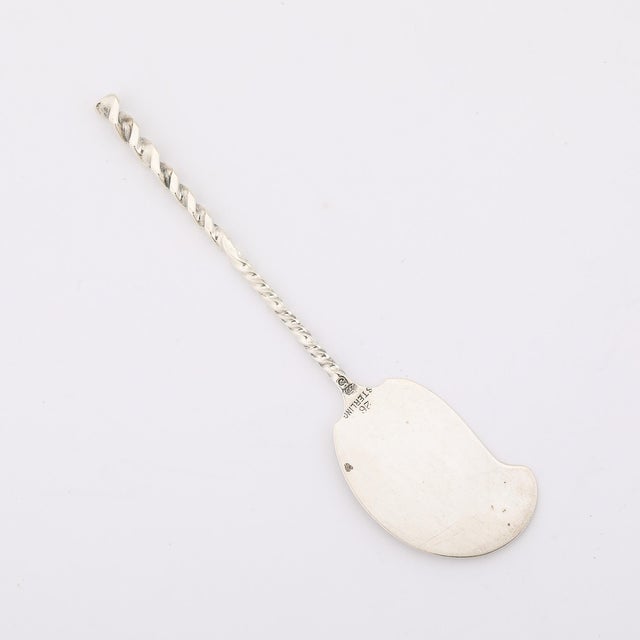 Arts & Crafts Arts & Crafts Movement Sterling Silver Cheese Scoop Signed Whiting Manufacturing For Sale - Image 3 of 9